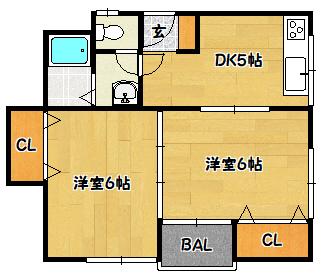 神戸市兵庫区下沢通マンション 間取り図画像