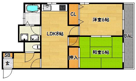 神戸市兵庫区兵庫町マンション 間取り図画像