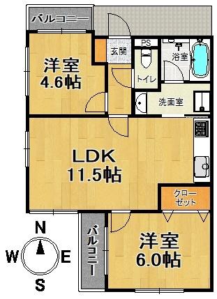  間取り図写真
