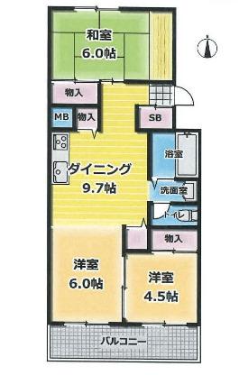 シルフィード・ドゥ御崎 間取り図画像