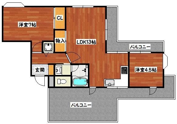  間取り図写真