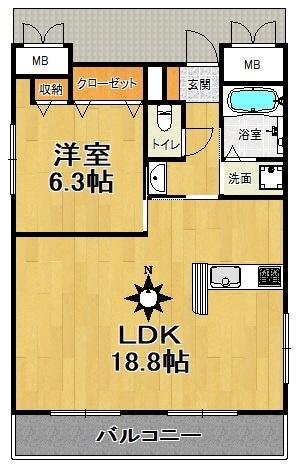 NTB-3 間取り図画像