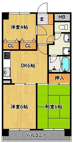  間取り図写真