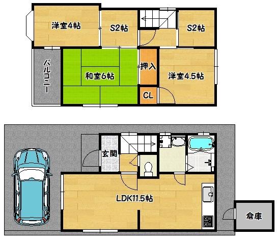  間取り図写真