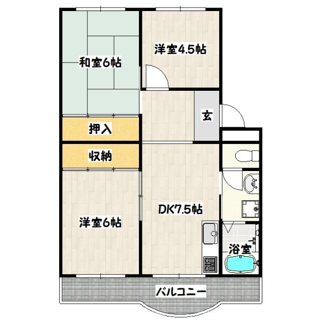  間取り図写真