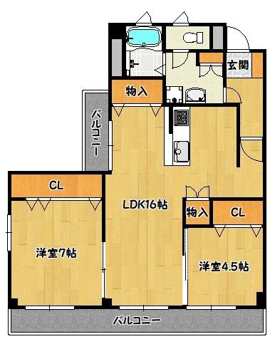  間取り図写真