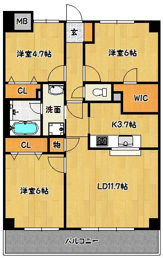  間取り図写真