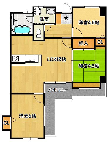  間取り図写真