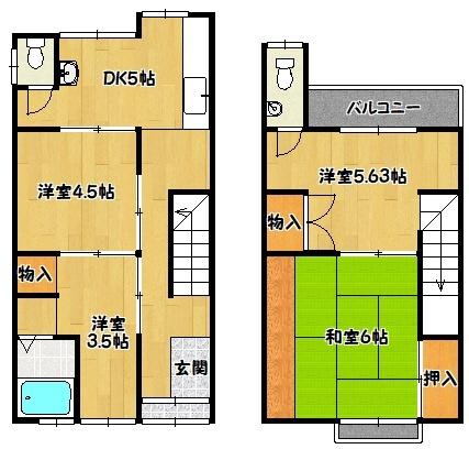  間取り図写真