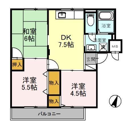  間取り図写真