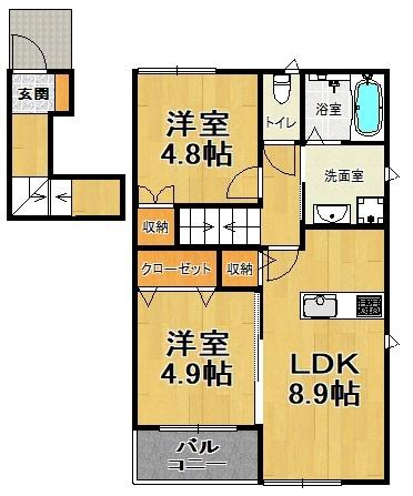  間取り図写真