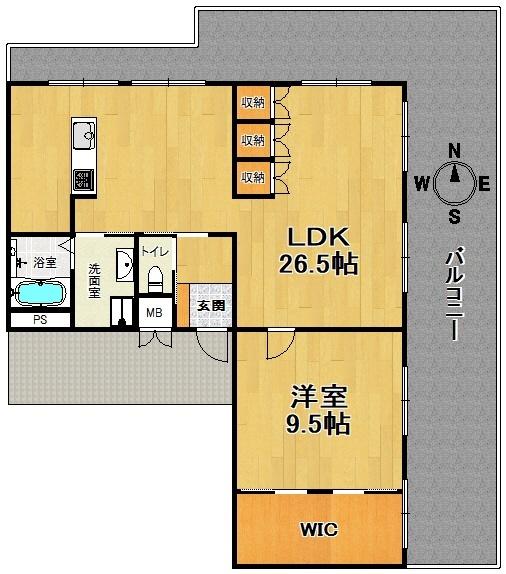  間取り図写真