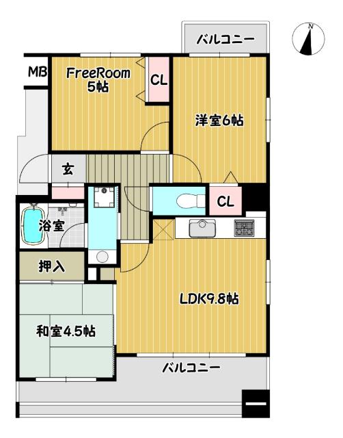  間取り図写真