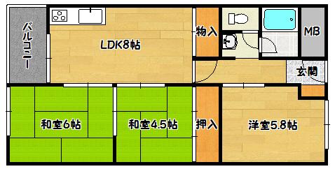 間取り図写真