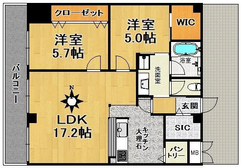 Villa Maria（ヴィラマリア）（401） 間取り図画像