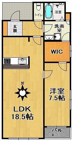 ワコーレ・ディ・アルクス元町 間取り図画像