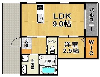 ハイムルーエ 間取り図画像
