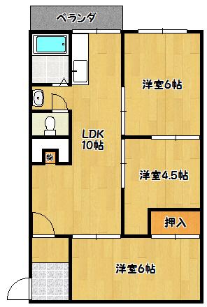 御崎南ビル 間取り図画像
