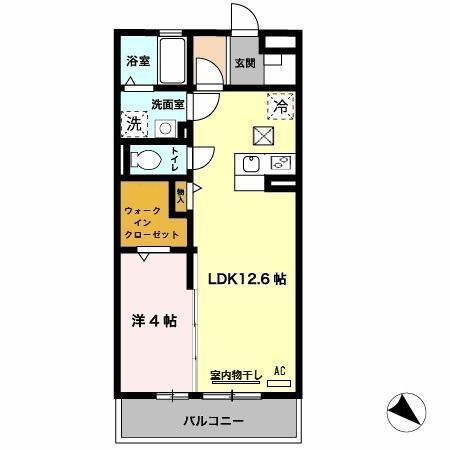 オブ・ヴィラージュ（105） 間取り図画像