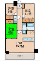 神戸市兵庫区浜中町マンション 間取り図画像