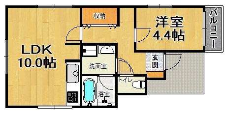 神戸市兵庫区船大工町マンション 間取り図画像