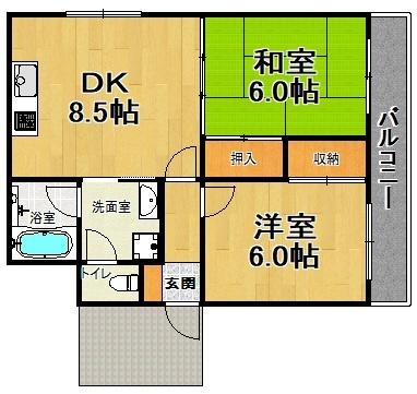 グレーテル森 間取り図画像