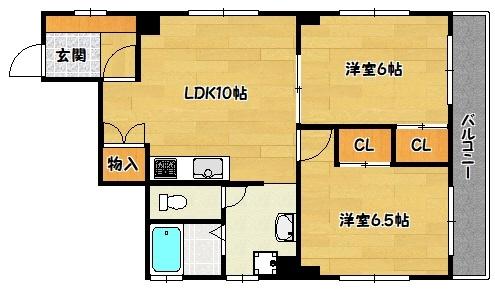 ウエストリッジ 間取り図画像