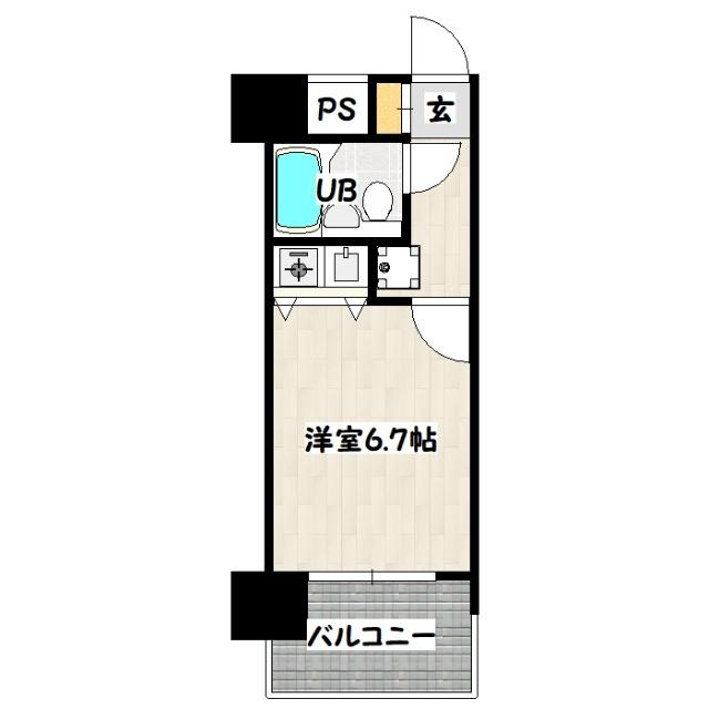 朝日プラザアルファポート神戸 間取り図画像
