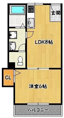 神戸市北区鈴蘭台西町マンション 間取り図画像