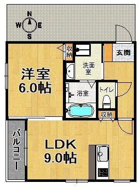 グランメール浜中町 間取り図画像