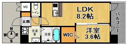 神戸市兵庫区東山町マンション 間取り図画像
