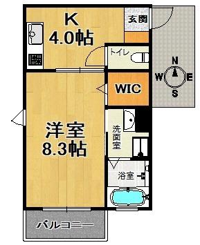 神戸市兵庫区上祇園町マンション 間取り図画像