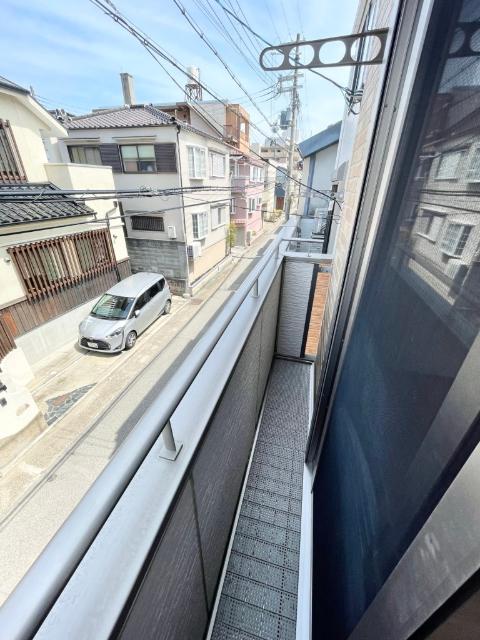 神戸市兵庫区大同町アパート バルコニー
