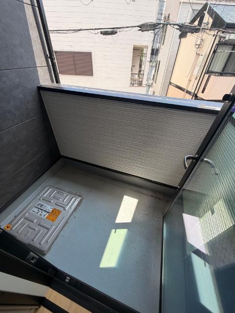 神戸市兵庫区楠谷町アパート バルコニー