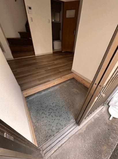 神戸市兵庫区御崎本町一戸建 玄関