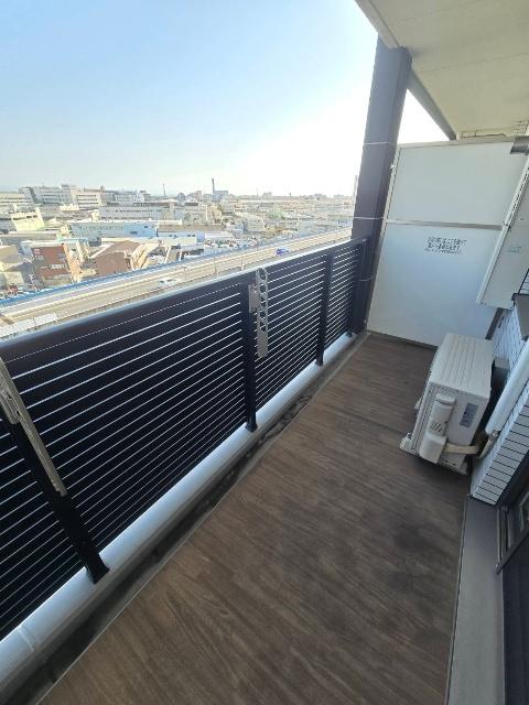 神戸市兵庫区駅南通マンション バルコニー