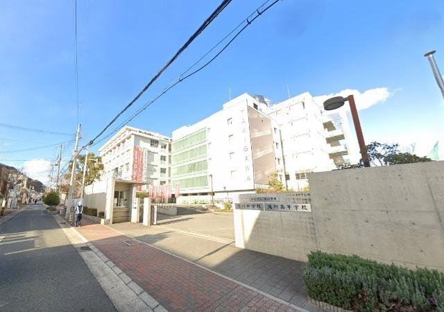 私立滝川中学校：403m