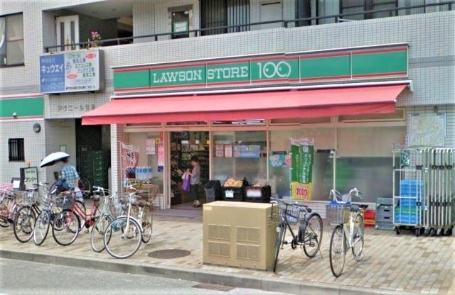 ローソンストア100兵庫笠松通店：22m