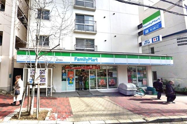 ファミリーマート神戸花隈店：107m