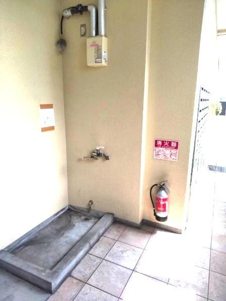 ペット足洗い場