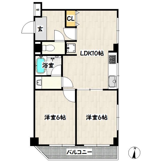 サンシャイン新神戸 間取り図画像