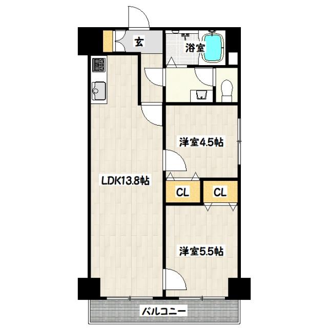 グレイスハイツ新神戸 間取り図画像
