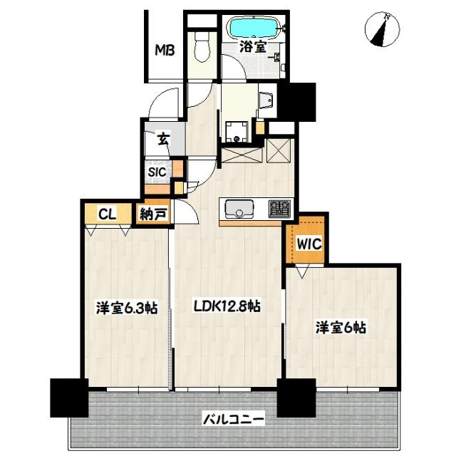 ベイシティタワーズ神戸WEST 間取り図画像