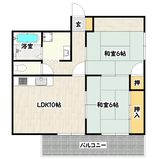 セントラルハイツ宮川町 間取り図画像
