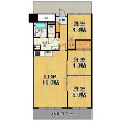 セントラルハイツ湊川 間取り図画像