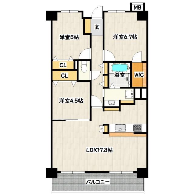 東急ドエル・アルス御屋敷通 間取り図画像