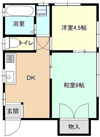 メゾン久米川（101） 間取り図画像