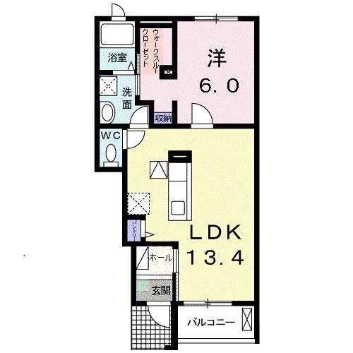 エテルノ（102） 間取り図画像