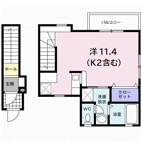 プロミネント・Ⅴ（201） 間取り図画像