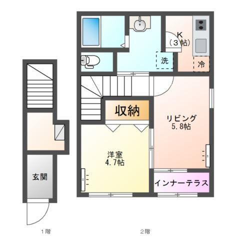 Halelea・Aoba（ハレレア・アオバ） 間取り図画像
